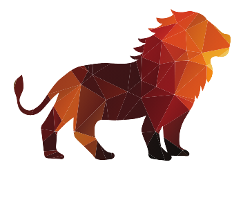 LION KIDS Logo_variante.png Lion Kids Logo - Ein stilisierter Löwe mit dem Slogan "Löwenstark im Kopf"